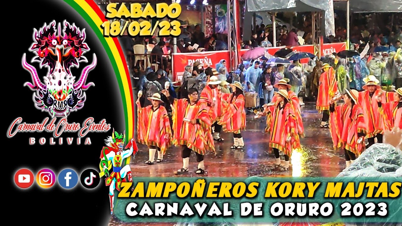 CONJUNTO FOLKLÓRICO ZAMPOÑEROS KORY MAJTAS - CARNAVAL DE ORURO 2023