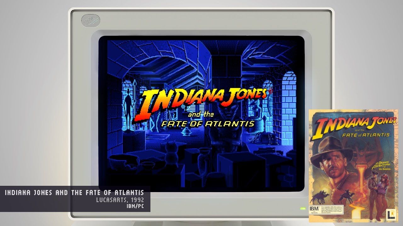 Indiana Jones and the Fate of Atlantis - LucasArts, 1992 - IBM/PC (4K)