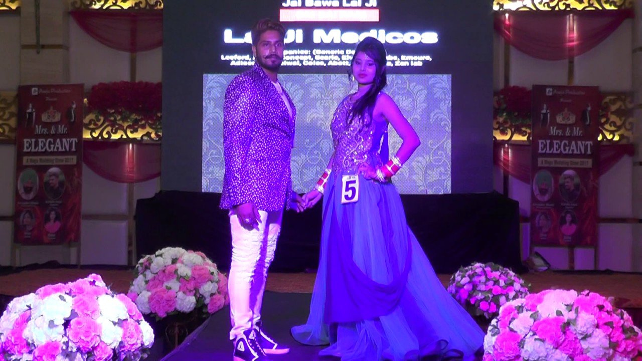 mrs, miss and mr elegant 2017 (western round) Modeling show couple round