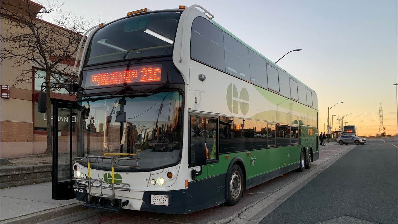 GO Transit Northbound Detouring Ride Video on 8425 on route 21C Milton