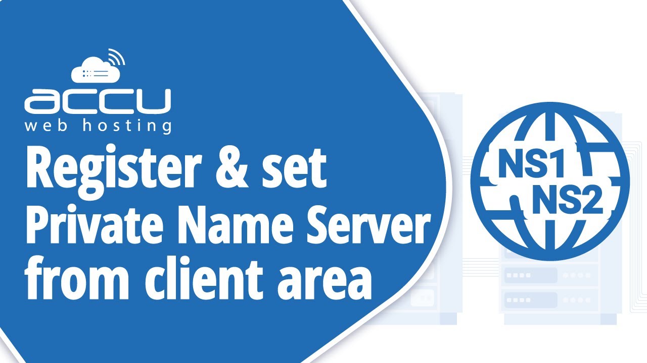 How To Register and Set Private Nameserver For Your Domainname From Client Area?