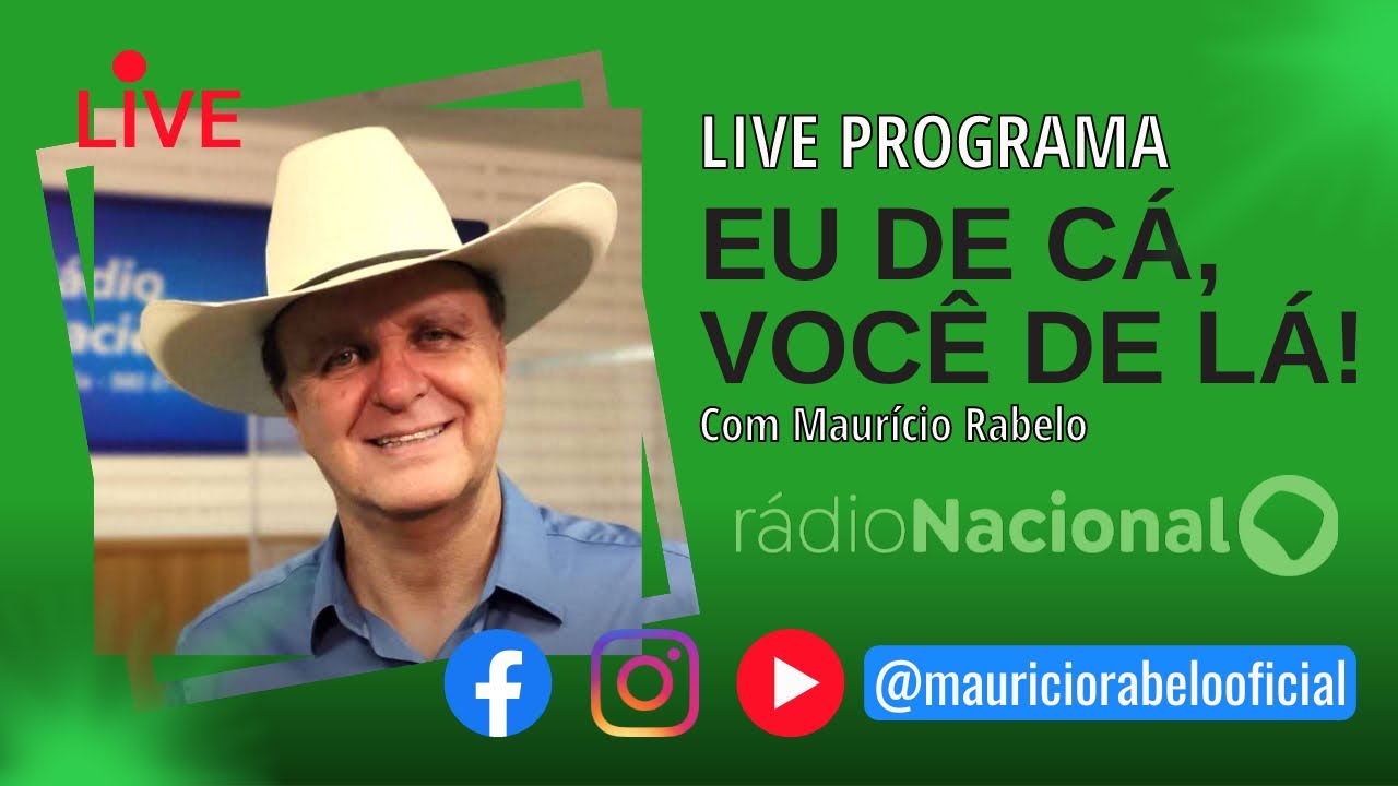 Live Programa Eu de Cá Você de Lá 25/03/25 - Maurício Rabelo (Rádio Nacional da Amazônia)
