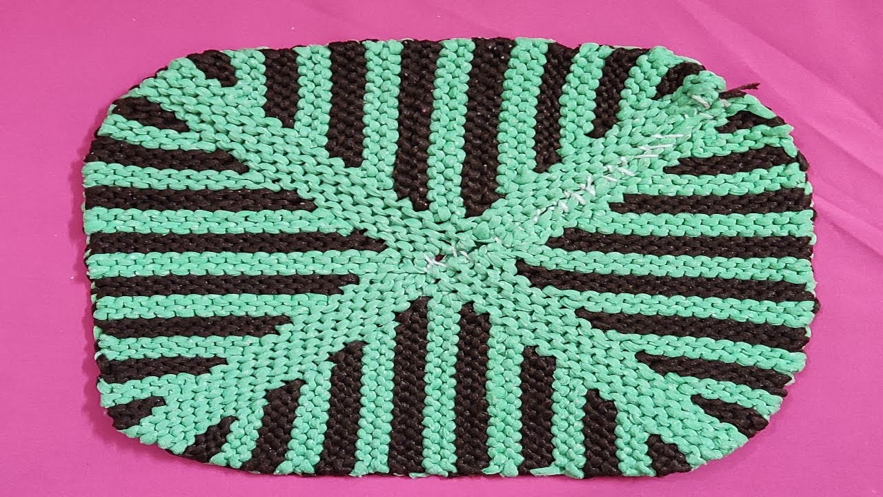 चोकोर पायदान बनाना सीखे/NEW DOORMAT MAKING TUTORIAL AT HOME
