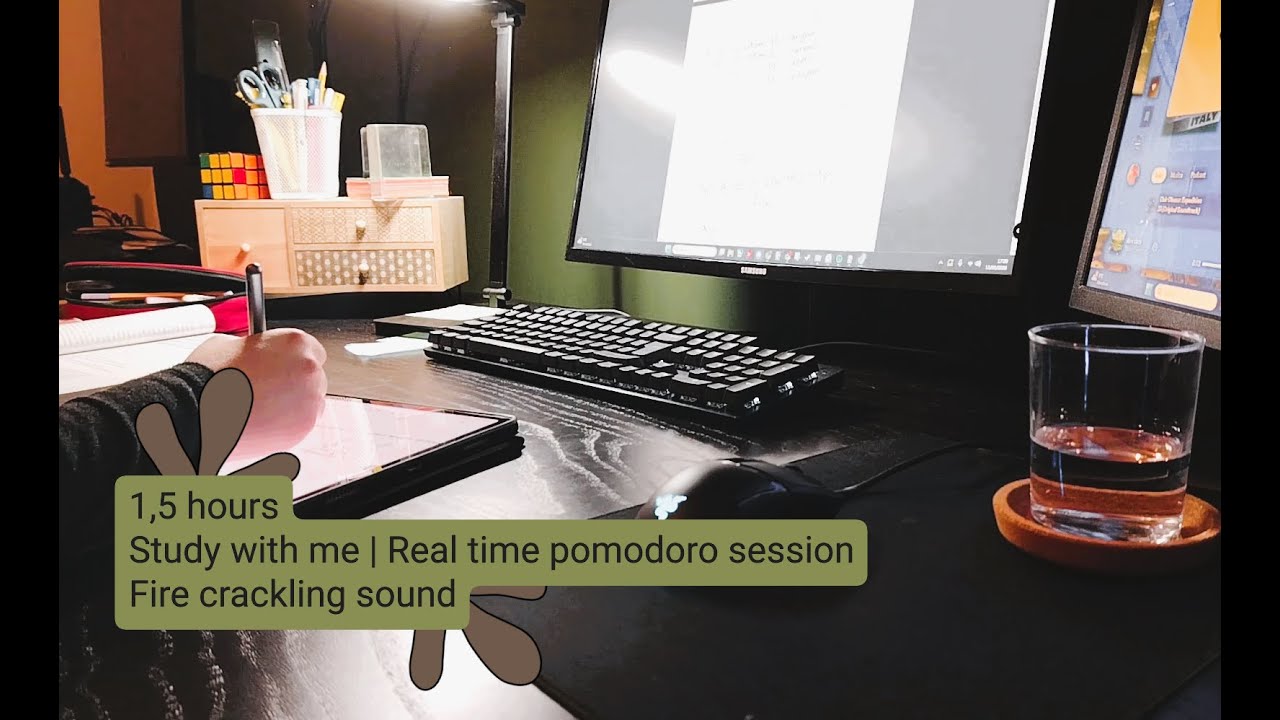 Study with me 1.5 hours