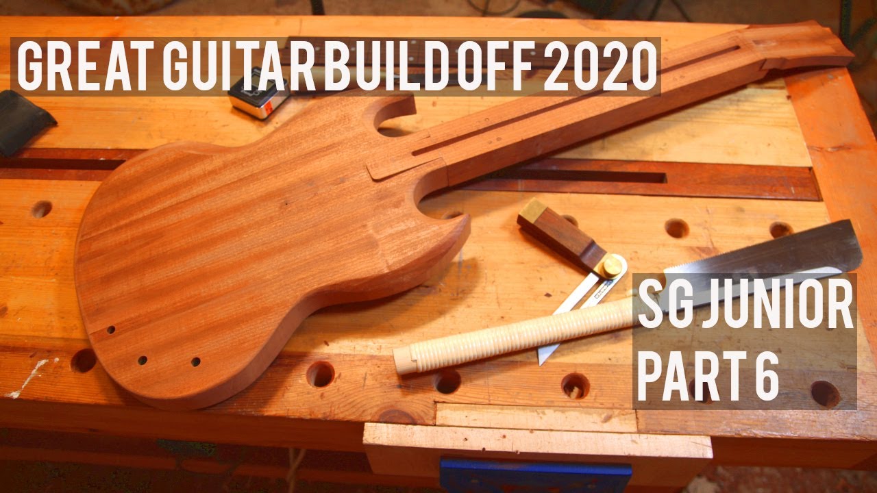 Great Guitar Build Off: SG junior style guitar build part 6