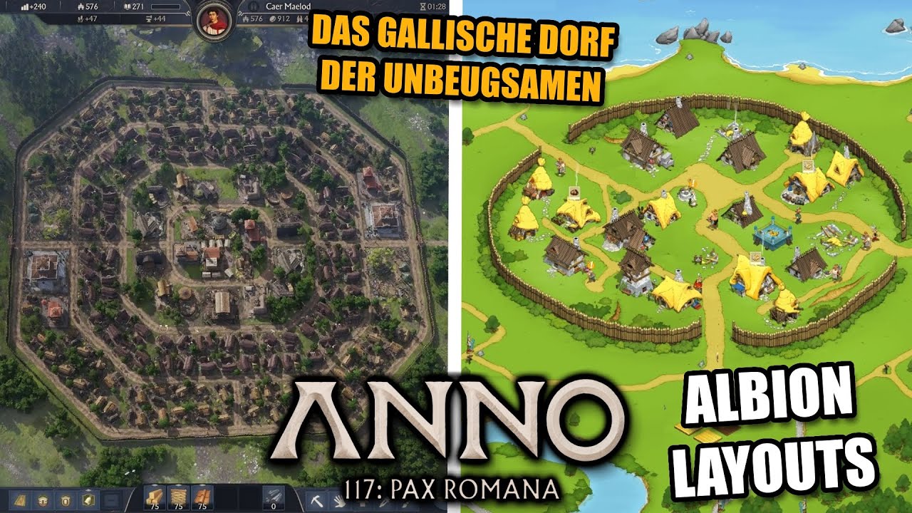 Ein BERÜHMTES GALLISCHES DORF in ANNO 117?! Das ist mein Layout für das Dorf der Unbeugsamen!