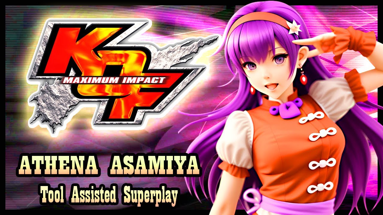 【TAS】KOF MAXIMUM IMPACT - (PS2) ATHENA ASAMIYA