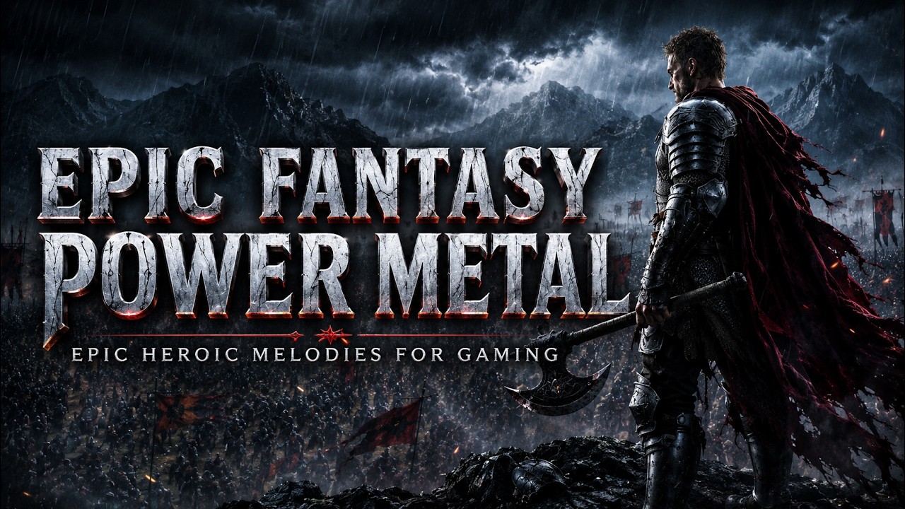 Epic Fantasy Power Metal • Melodies for Gaming, Chilling & Worldbuilding #powermetal #instrumental