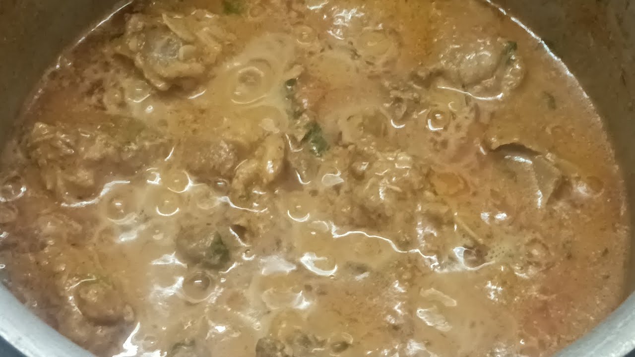Mutton cream karai