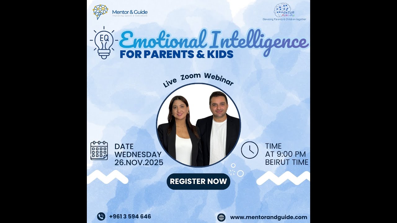 Emotional Intelligence for Parents & Kids – Live Zoom Webinar