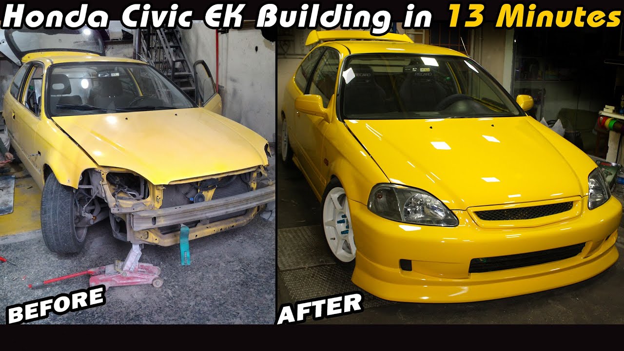 Honda Civic EK9 TypeR Replika Yapım Aşaması (13 Dakika'da!)