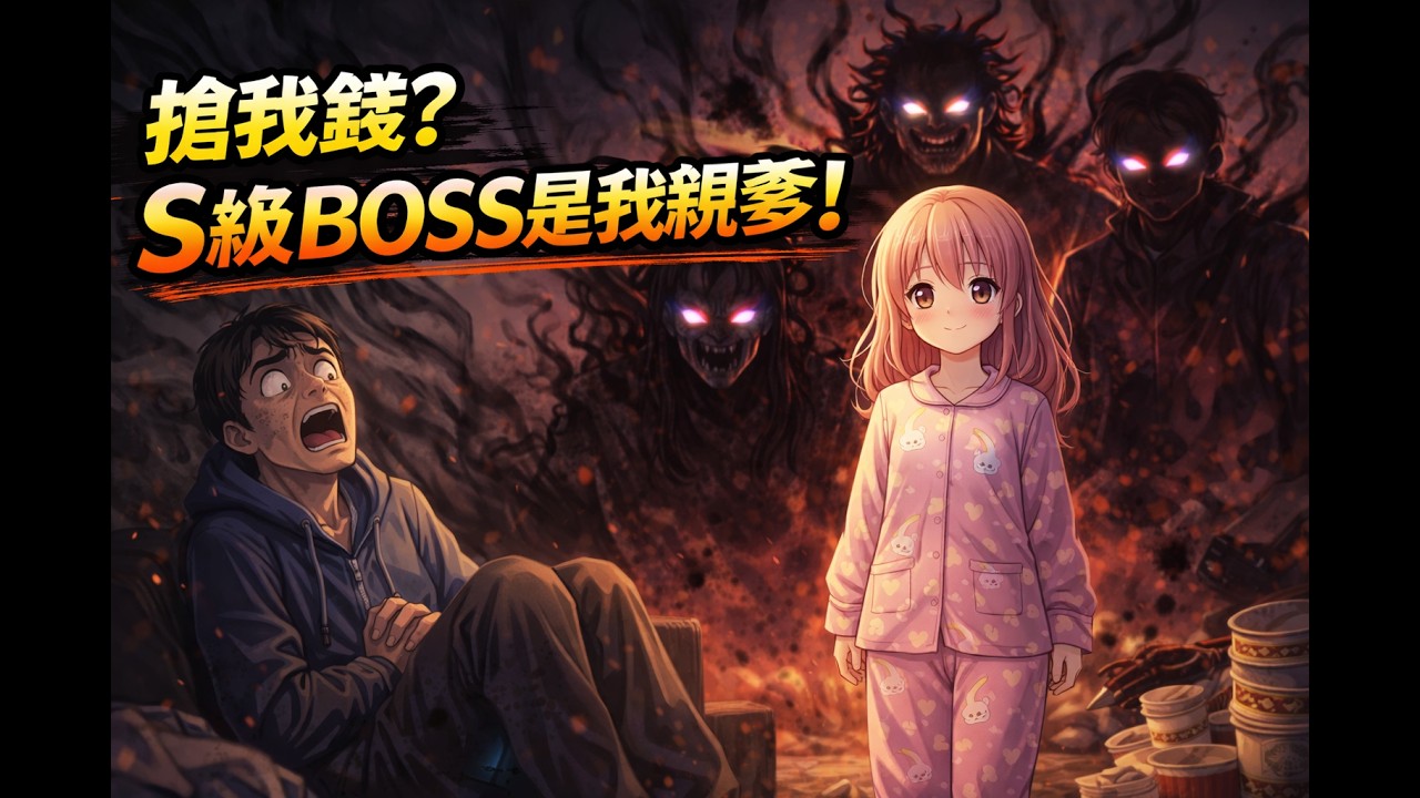 【短劇】✅️進入S級恐怖副本，別人嚇得發抖，她竟抱著大BOSS喊媽？#短劇