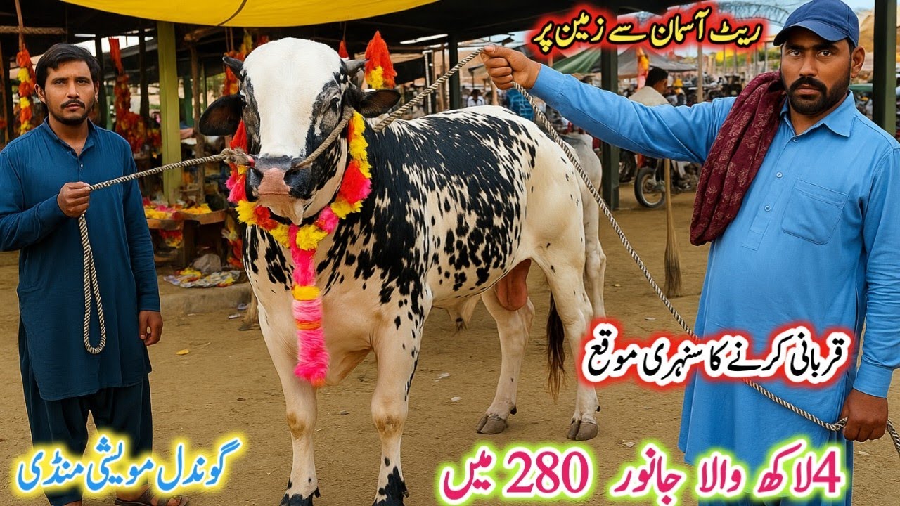 Today Gondal Mandi latest update 7 June 2025! Rates Mai buht Kami AA gye!Qurbani krny ka Sonery Moqa