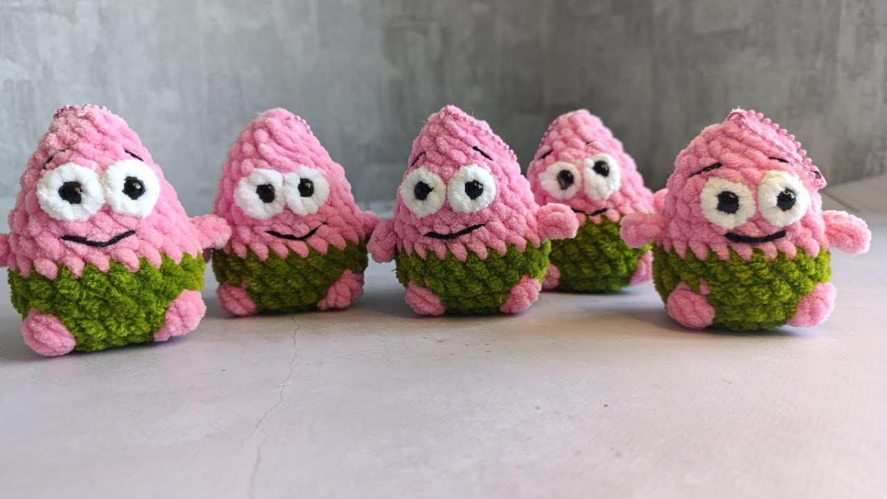 Бабушка нав'язала 🧙 МК Патрік/ Вязаний Патрік/ Брелок Патрік / Amigurumi free pattern Patrik