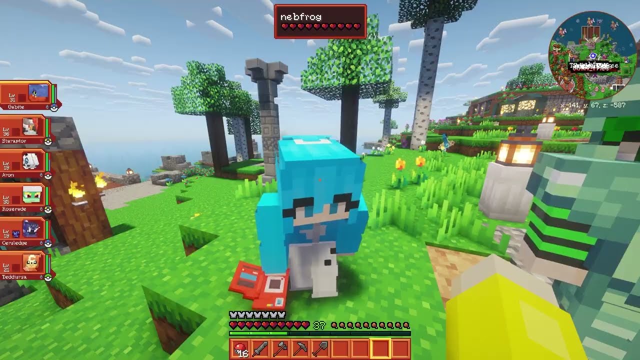 Birth To POKEMON TRAINER in Minecraft!