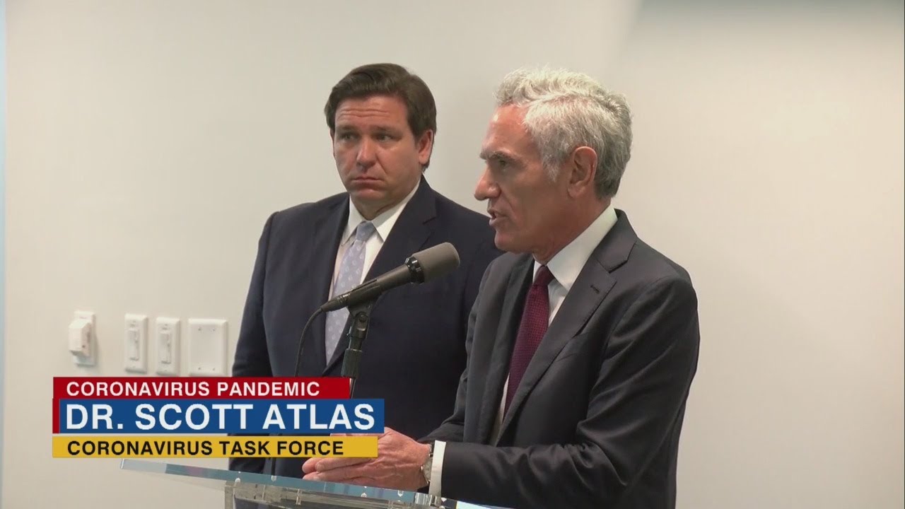Dr. Atlas from White House coronavirus task force visits Tampa