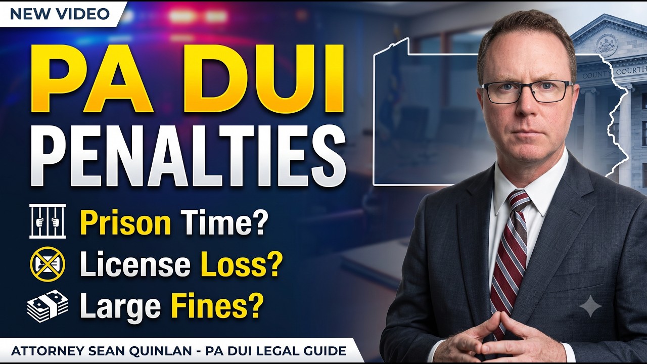 Pennsylvania DUI Penalties &mdash; What You're Actually Facing (Beyond the Fine)