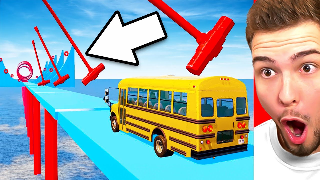 99% UNMÖGLICHES HINDERNISS RENNEN! (BeamNG)
