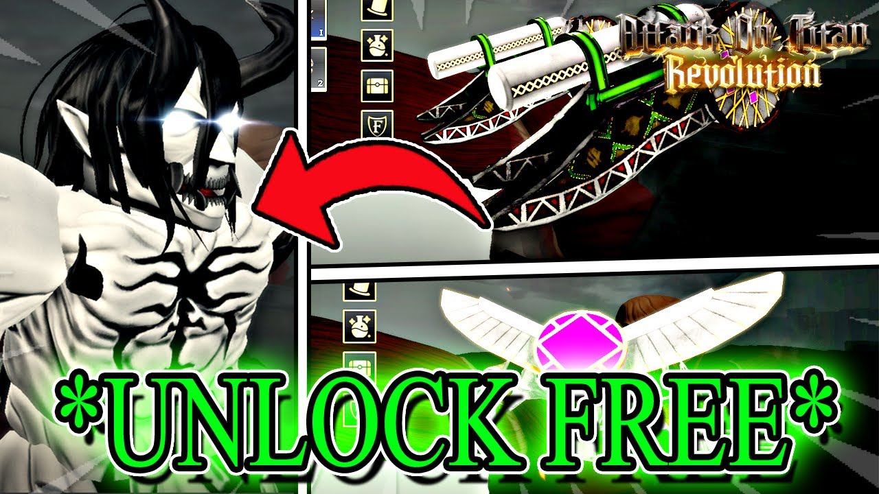 AOT Revolution How To Get Free (BATTLEPASS,ONIKIRI TITAN,SKINS,SPINS,ETC) + Full Guide!