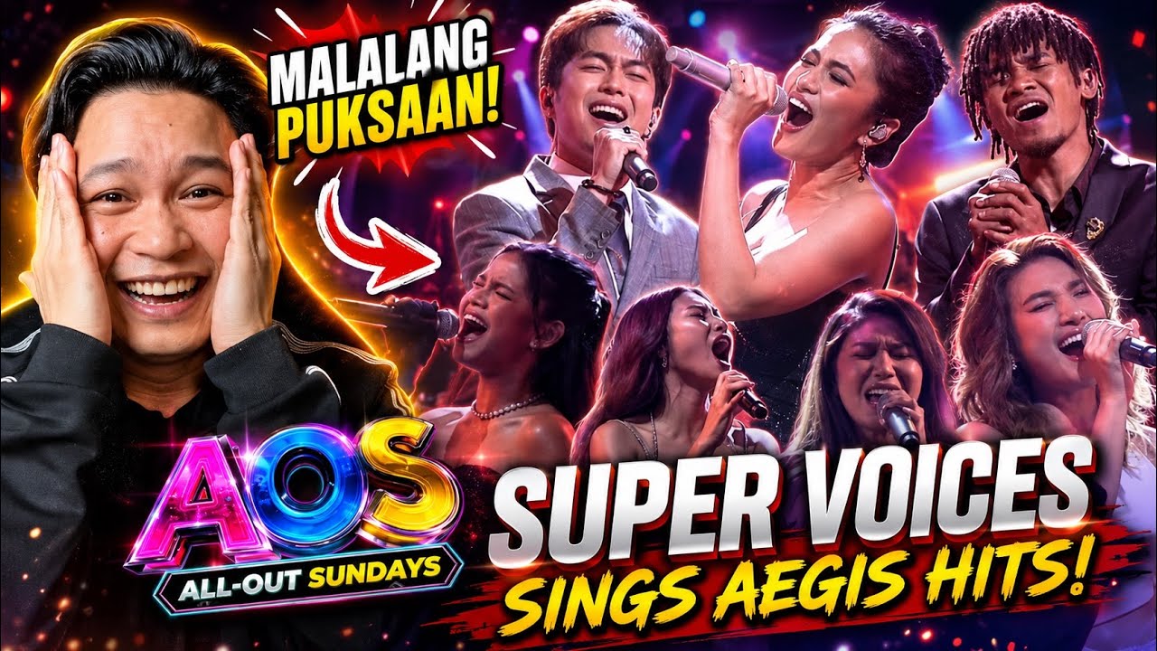 AOS Super Voices performs Aegis Hits on ALL OUT SUNDAYS REACTION