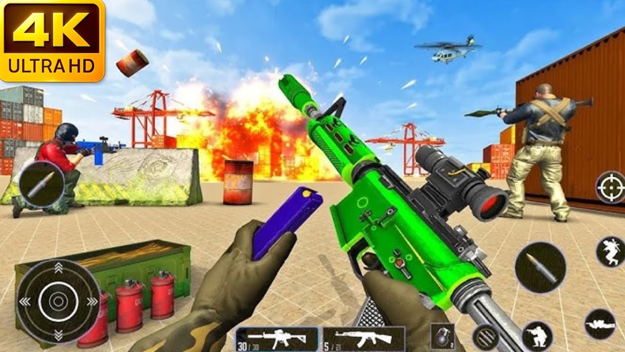Anti Terrorist Shooting Games 💥 Team Death Match Dust Map Gameplay