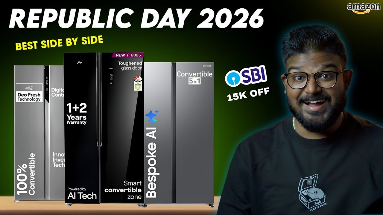 🔥Last offer🔥Top 5 Best Side by Side Refrigerator To Buy In Amazon Republic Day Sale 2026