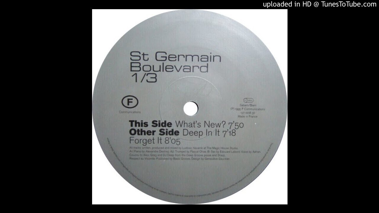 Fcom (F 018) - st germain - Boulevard 1/3 - A2 - forget it (1995)