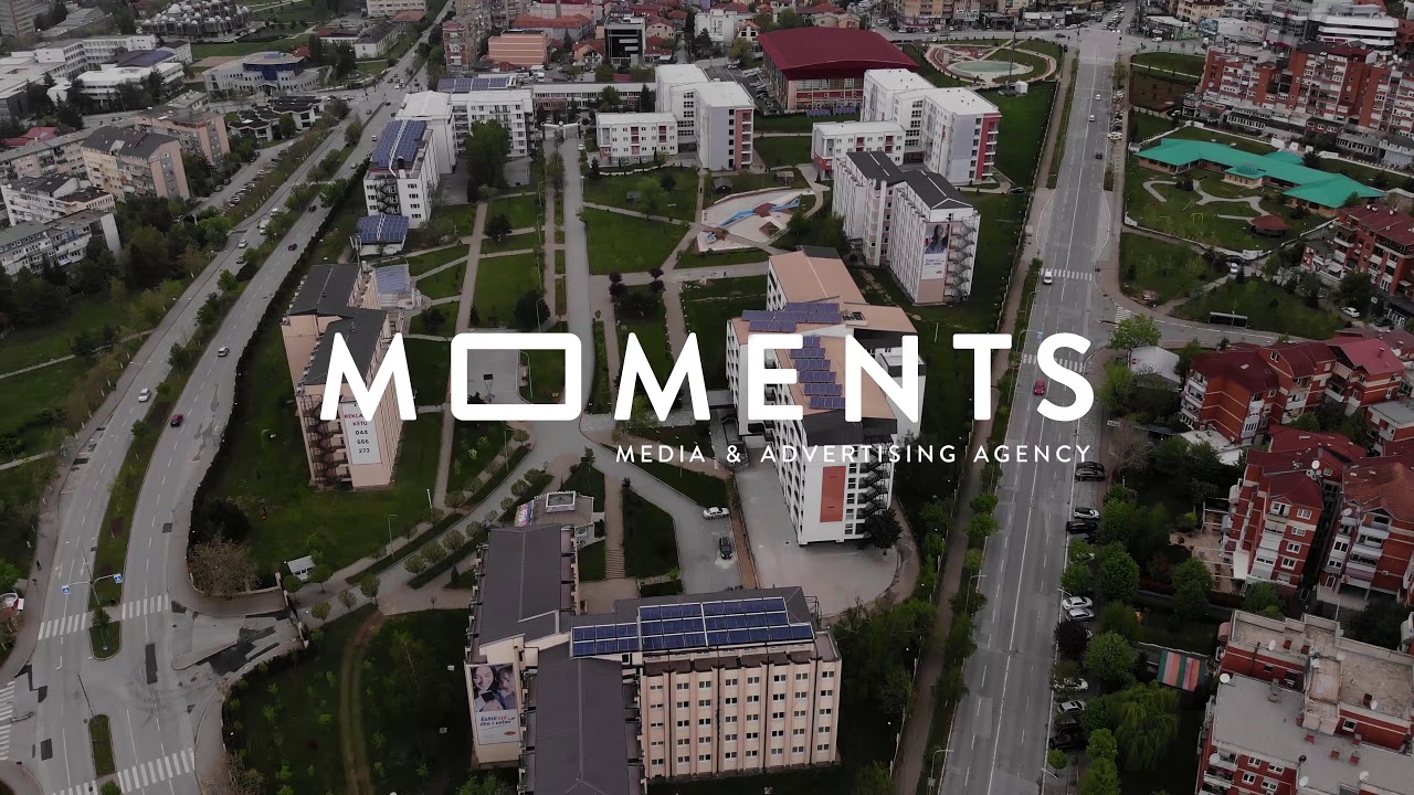 Qendra e Student&euml;ve Prishtin&euml;, Kosov&euml; (pamje nga droni - footage from dron)