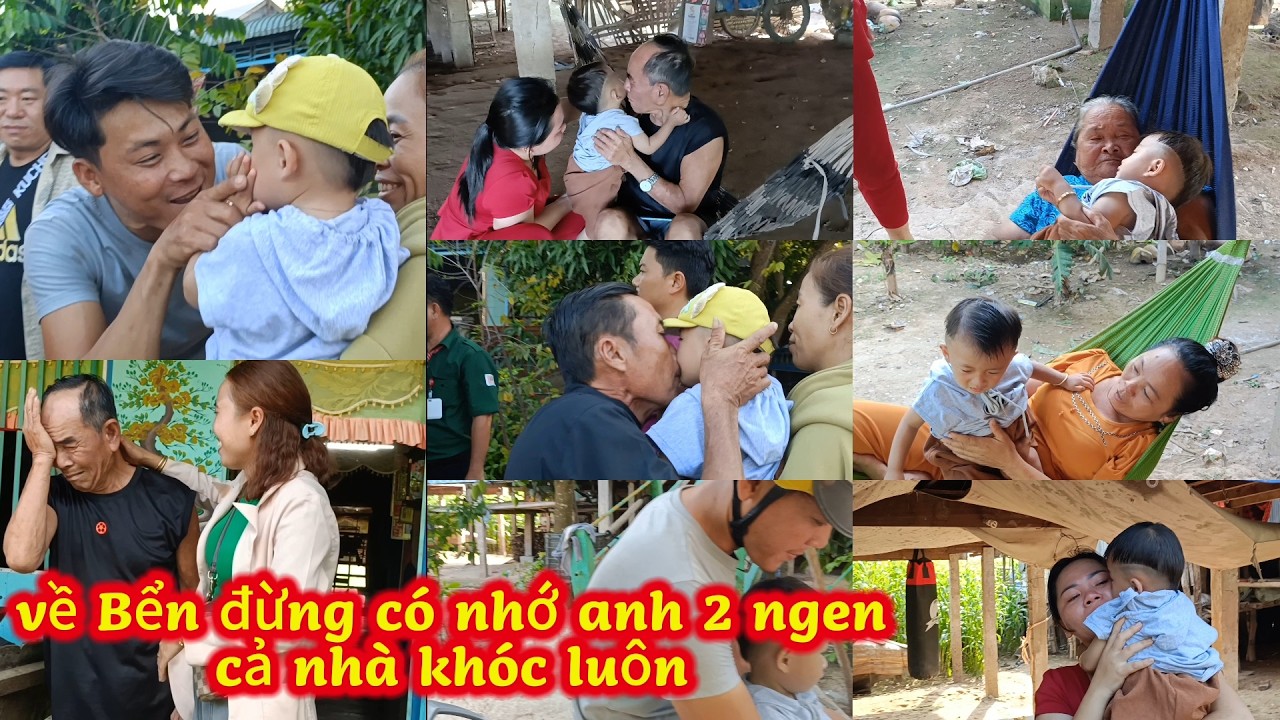 Cả nhà nghẹn ngào tiễn MD về lại nhà Nội