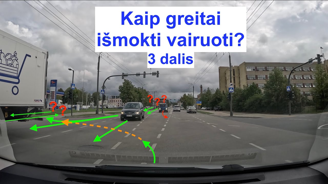 Kaip greitai išmokti vairuoti ? 3 dalis