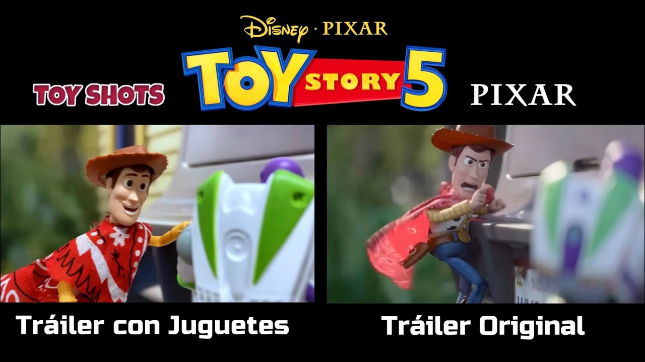TOY STORY 5 - NUEVO TRAILER con Juguetes Reales vs Original | Recreación TOY SHOTS (2026)