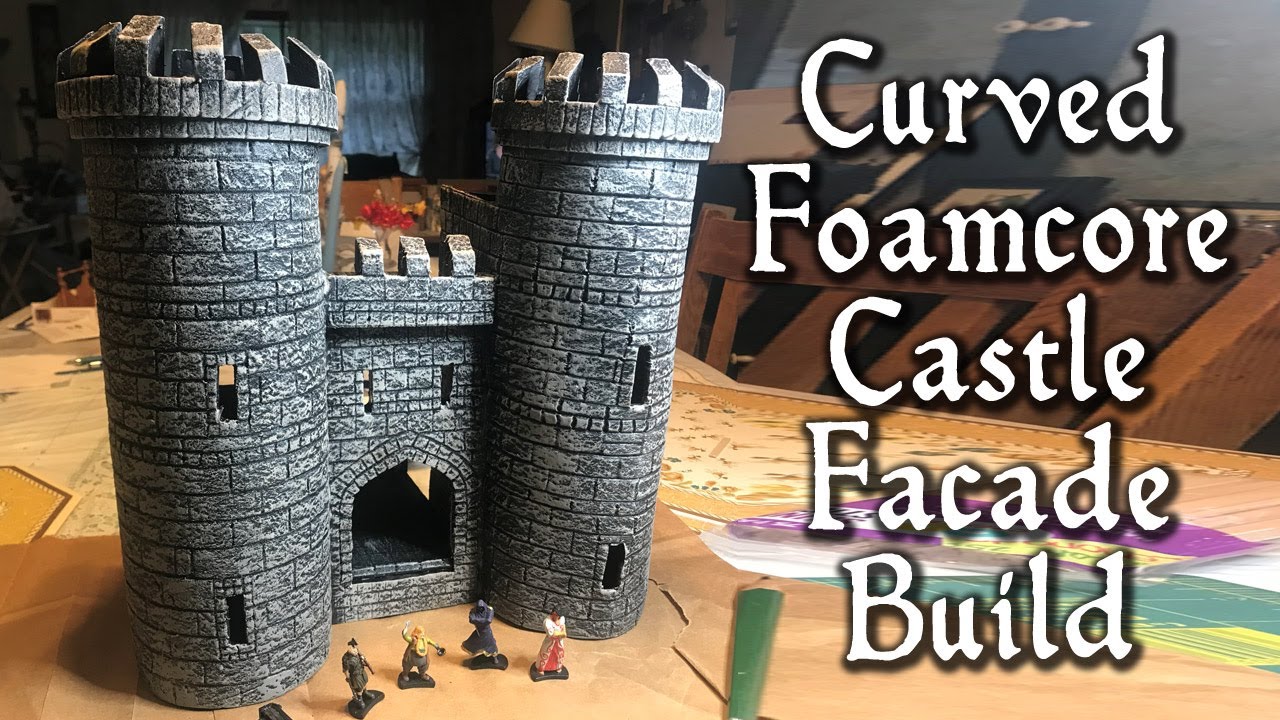 Terrain Crafting: Foamcore Castle Facade Build