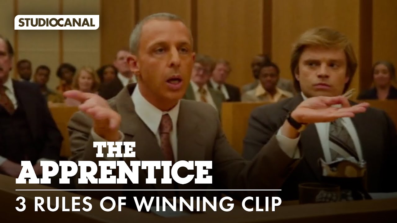 Jeremy Strong and Sebastian Stan in THE APPRENTICE - 3 Rules of Winning Clip