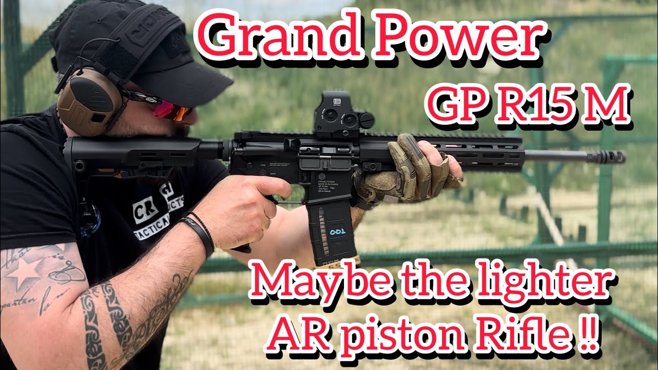 Grand Power GP R15M 2.23/5.56 Piston First 500 rounds testing/review (GREEK)