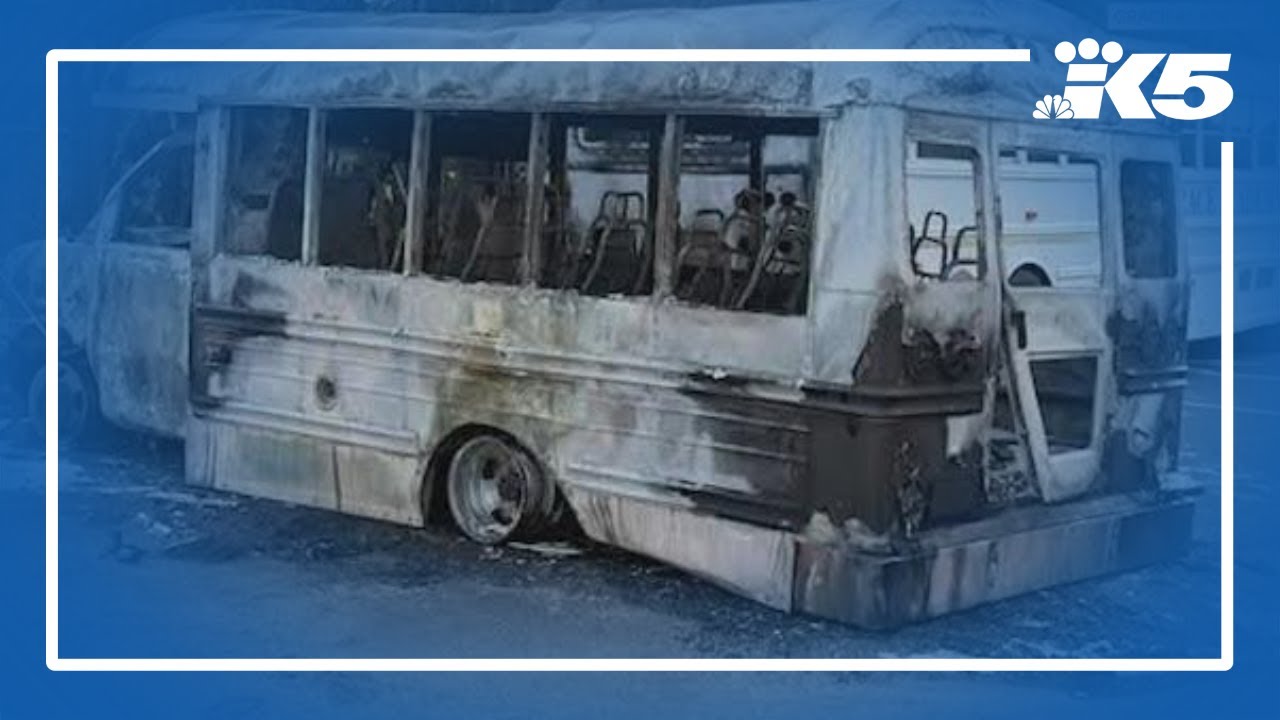 Attempted gas theft sparks Grace Academy bus fire in Marysville