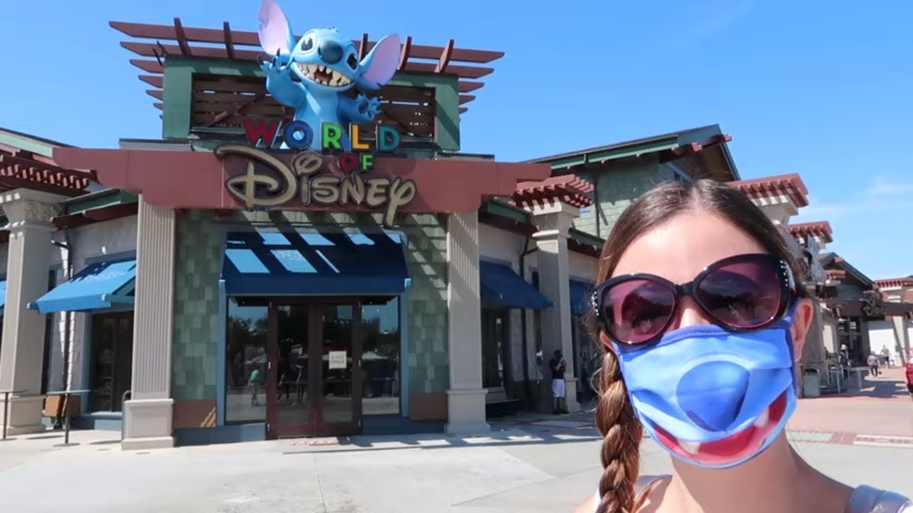 Disney Springs Shopping & Disney Face Masks