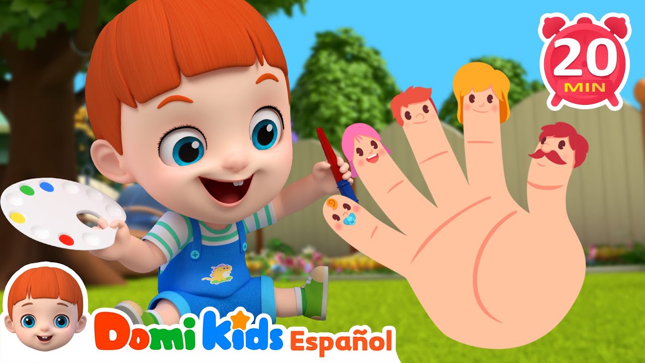 Familia Dedo | Canciones Infantiles & Canciones Educativas | Domi Kids en espa&ntilde;ol