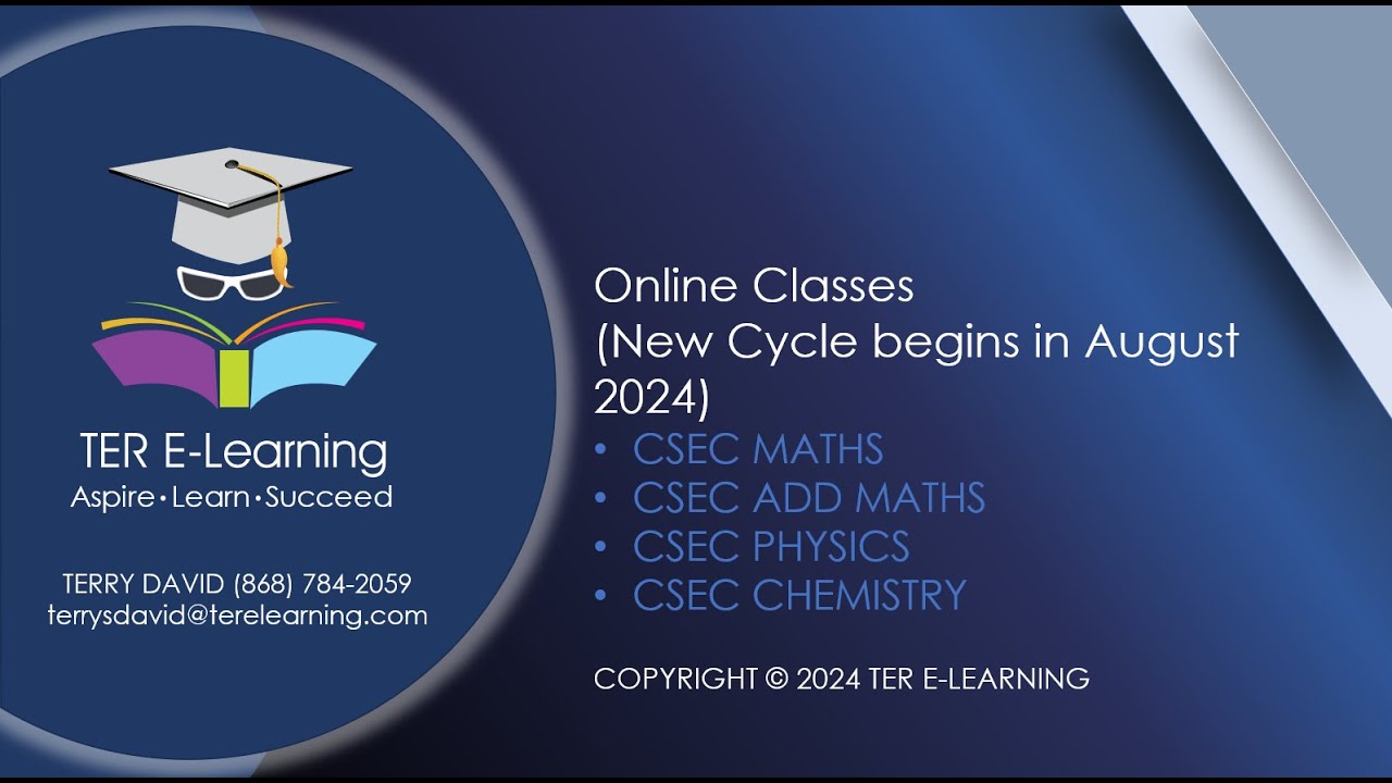 CSEC Chemistry - Paper 1 Preparation 2024