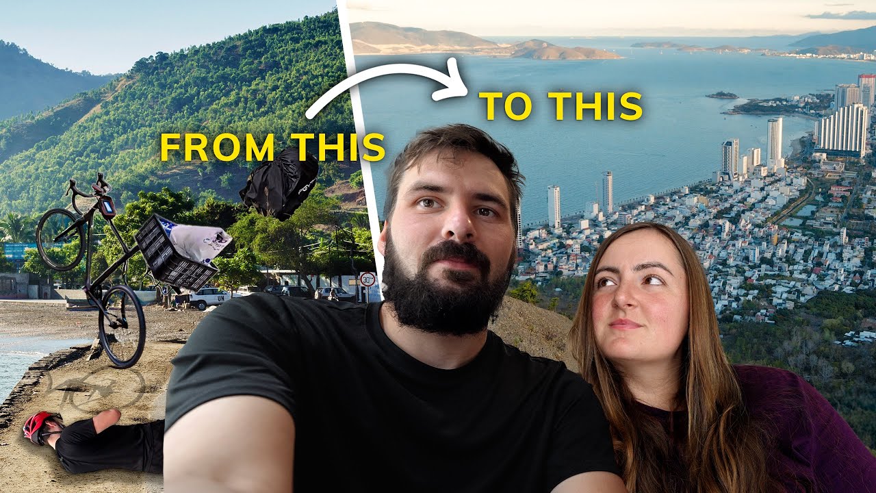 We're In NHA TRANG, Vietnam 🇻🇳 (& We Both Fell Off Our Bikes)