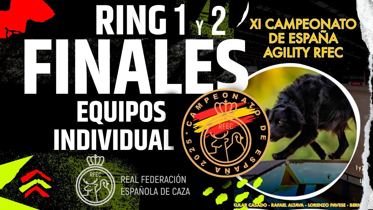 FINALES Campeonato de España AGILITY RFEC 2025  - RING 1 y RING 2
