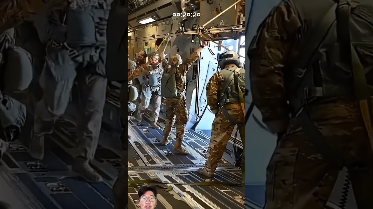 Nhảy dù quy mô lớn trên máy bay c-17 