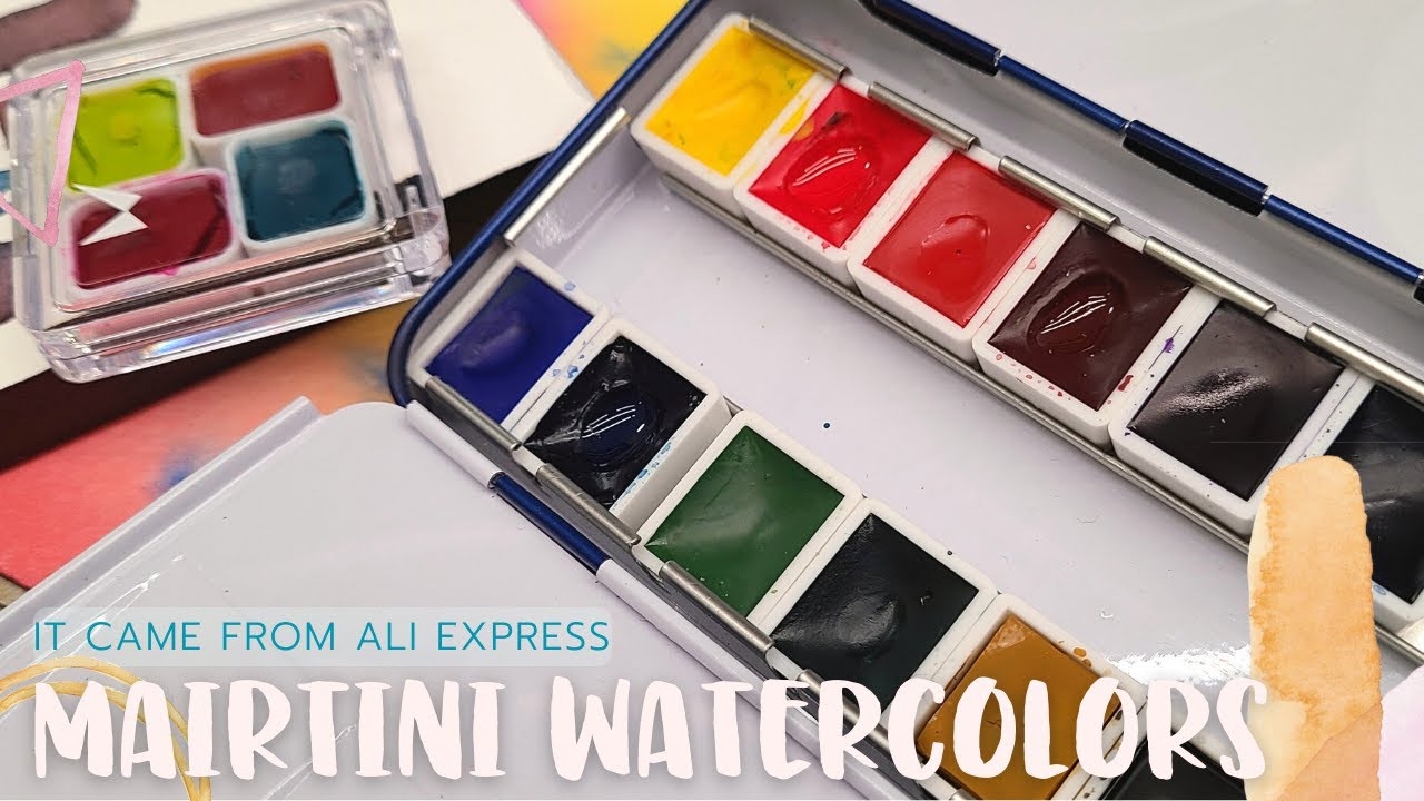 Not What I Expected! Mairtini Adventure Watercolor Palette Unbox & Swatch