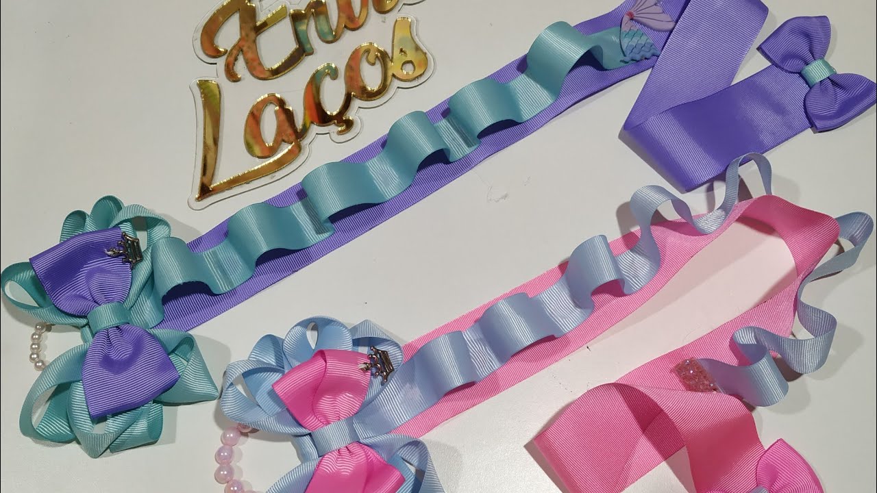 Como fazer Porta laços e tiaras// simples para iniciantes