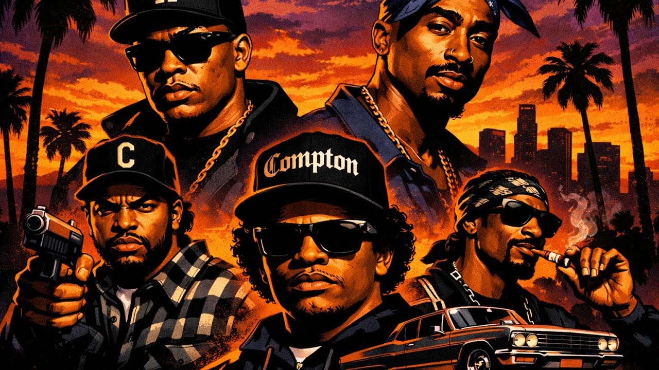 G-Funk & Old School 90s Snoop Dogg, WizKhalifa, Tyga, 50 Cent, Dr. Dre, Ice Cube, Juicy J,Drake