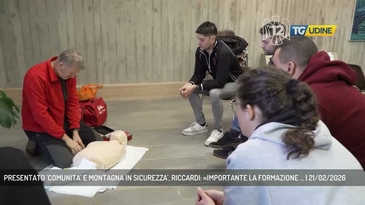PRESENTATO 'COMUNITA' E MONTAGNA IN SICUREZZA', RICCARDI: «IMPORTANTE LA FORMAZIONE ... | 21/02/2026