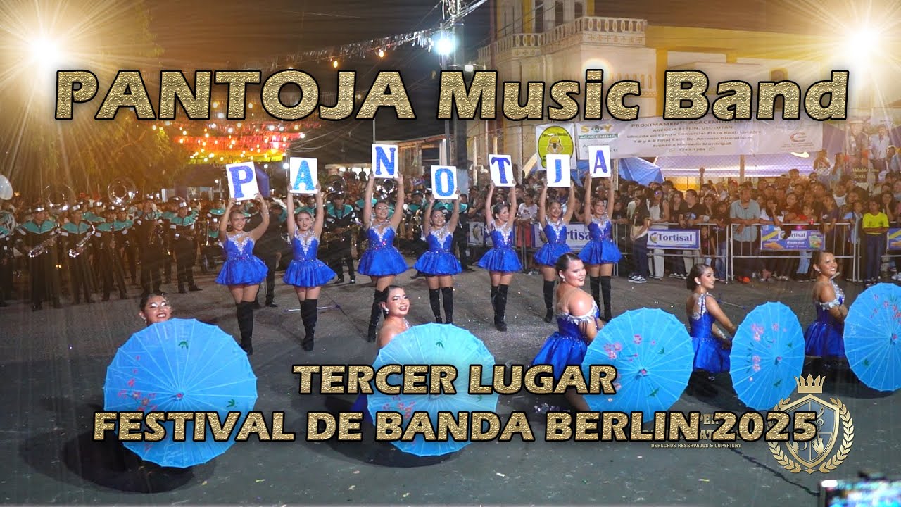 Pantoja Music Band – Tercer Lugar Categoría Libre 🥉 | Festival de Bandas Berlín 2025 🎺🔥