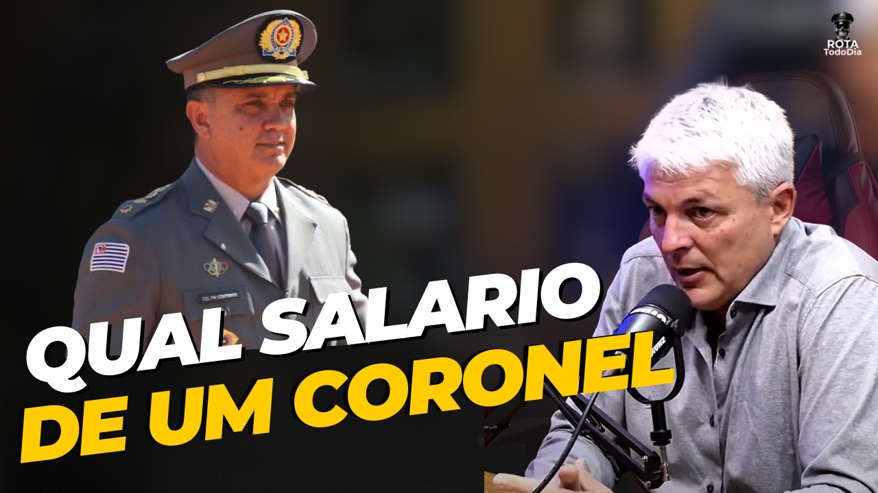 Quanto GANHA um CORONEL da ROTA - Coronel Paganotto