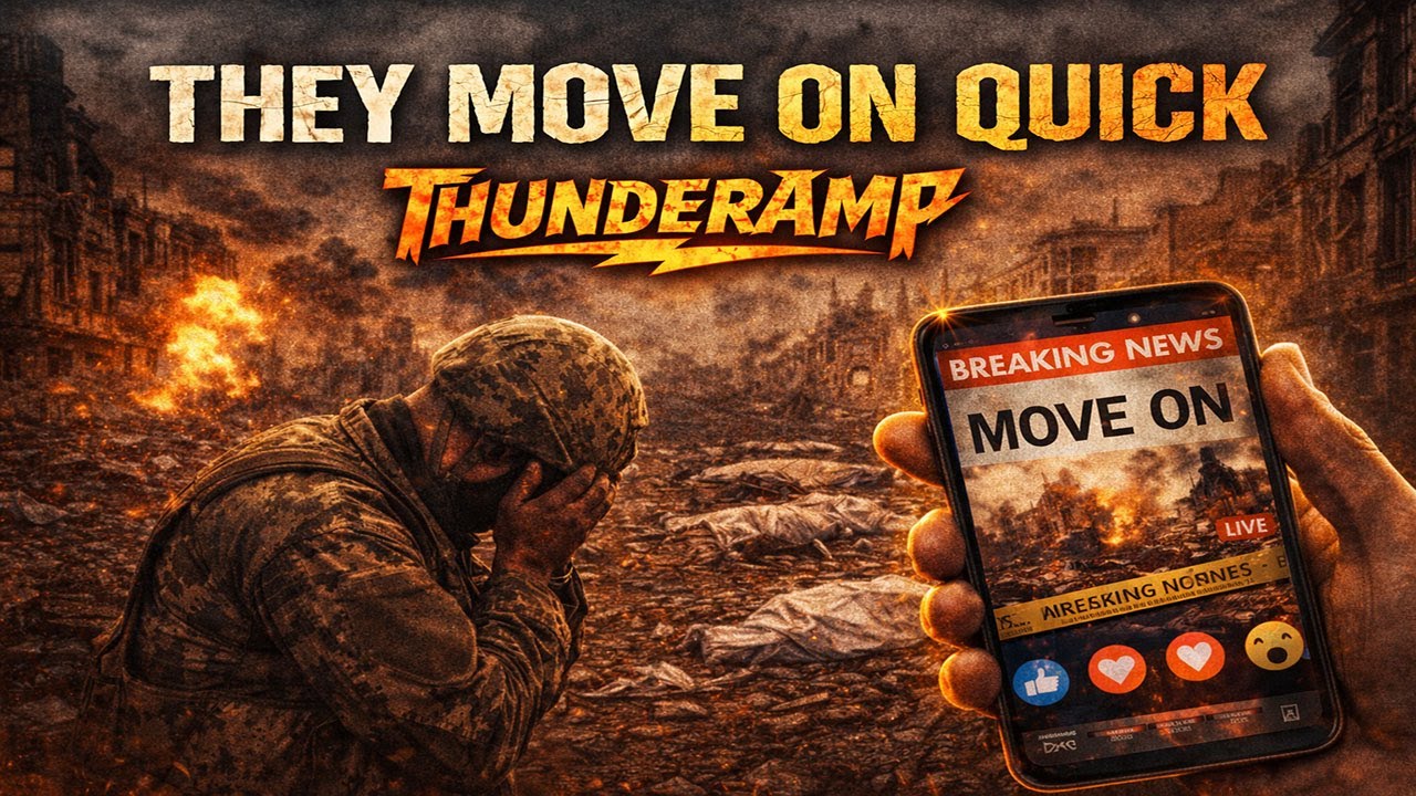 They Move On Quick | Anti-War Thrash Metal Anthem | ThunderAmp