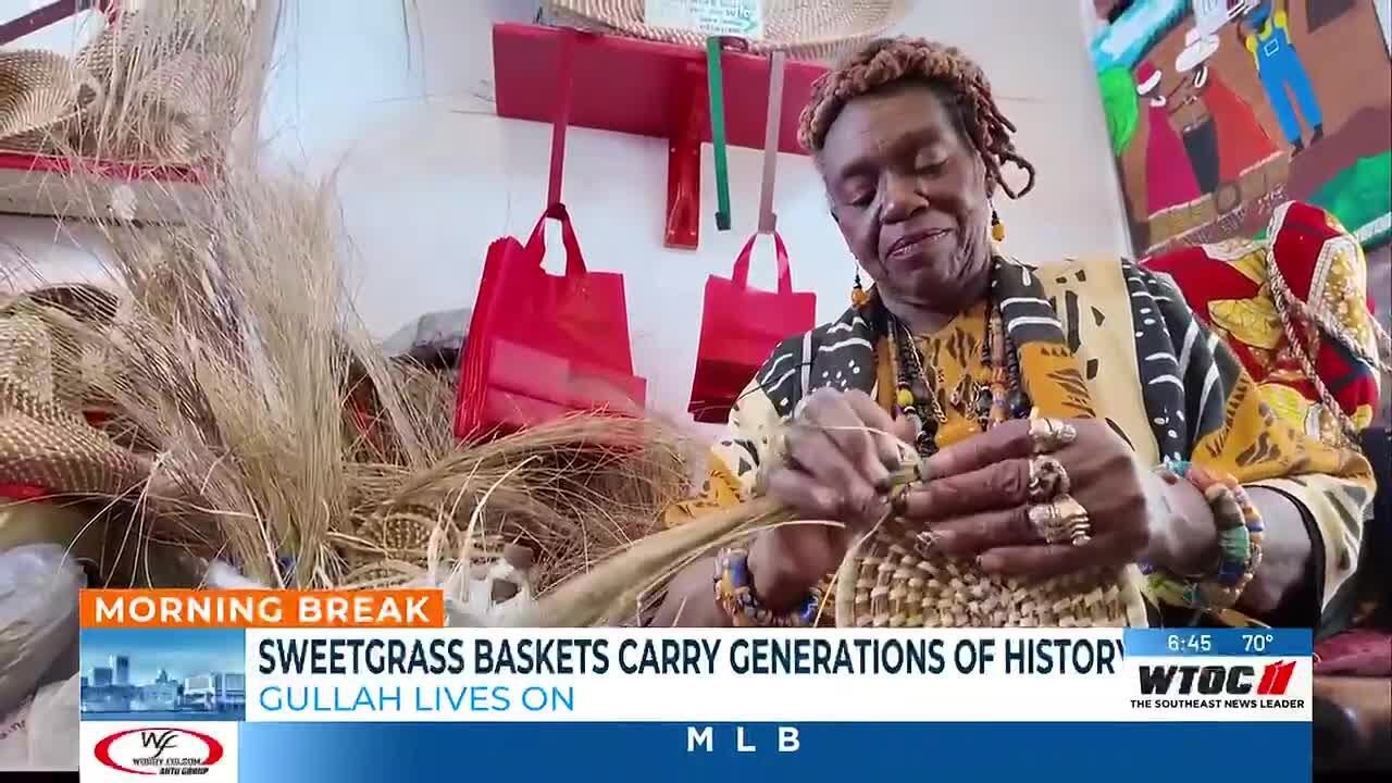 Sweet grass basket sewer carries on Gullah Geechee tradition for nearly 70 years