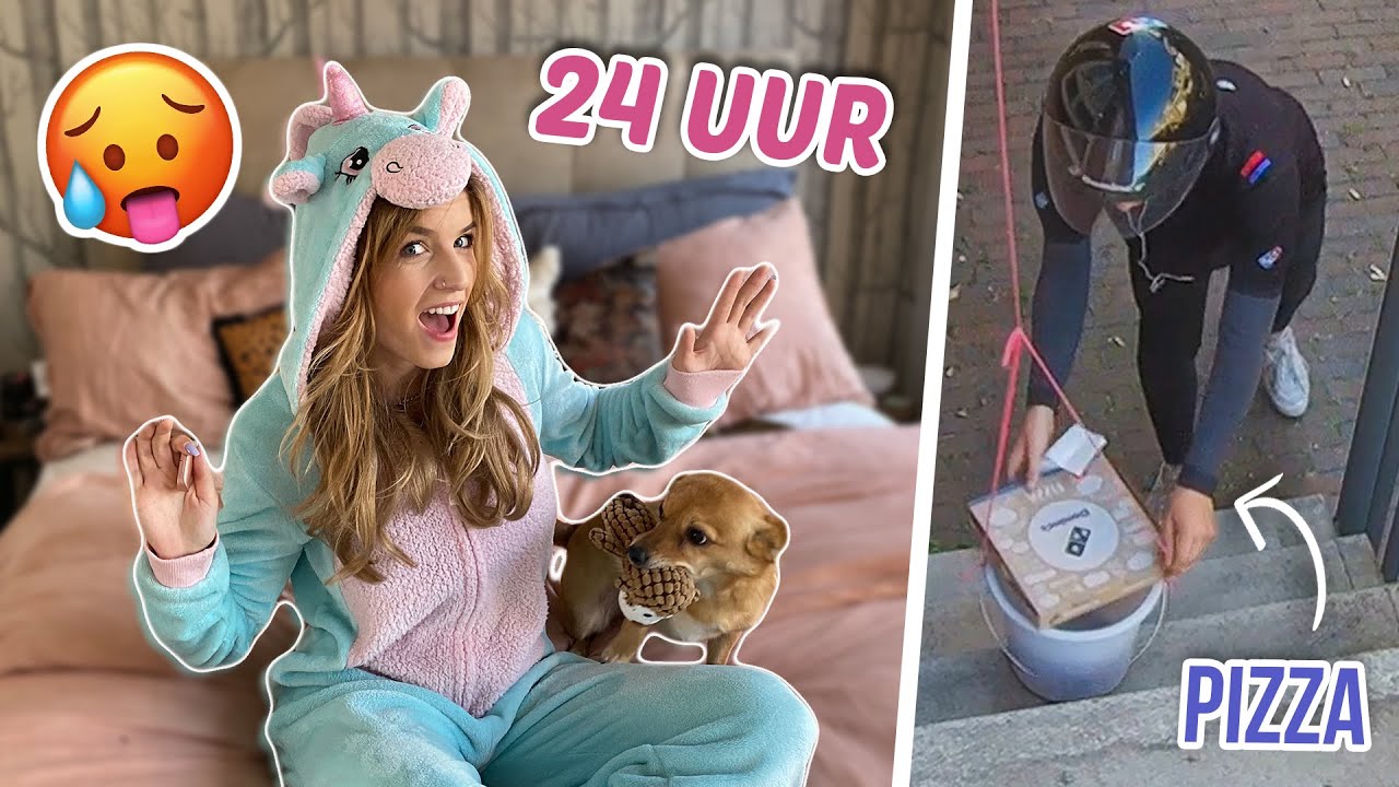 24 UUR OPGESLOTEN IN MIJN SLAAPKAMER 🔥 BLOEDHEET 🔥